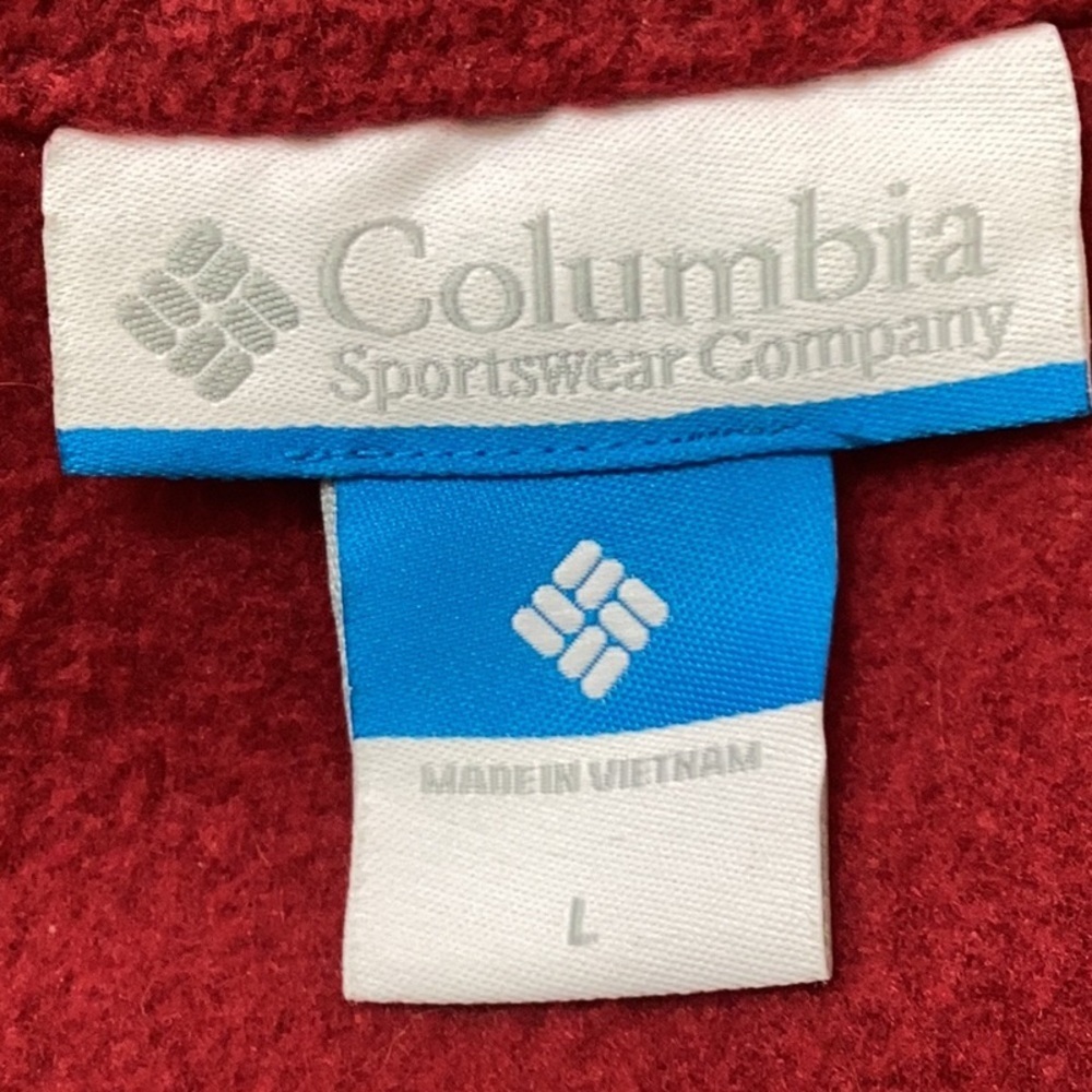Columbia Red Fleece Jacket - Picture 7 of 10